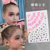 Pegatinas de diamantes acrílicos para el contorno de los ojos, pegatinas de diamantes rotos, gotas de agua, lágrimas, festival de música, maquillaje de ojos, decoración facial, pegatinas para los ojos, pegatinas de diamantes de imitación brillantes.