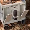Carrito de Camping de Gran Capacidad, Plegable Grande Extendido y Ensanchado, Portátil para Exteriores, Picnic, Almacenamiento de Gran Capacidad, Carrito de Camping