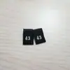 Etiquetas Digitales de Talla Universal en Stock al por Mayor, Etiquetas Numéricas Universales Plegables Adecuadas para Ropa y Productos Textiles para el Hogar