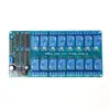 Módulo Relé de 16 Canais 5V 12V Placa de Controle com Proteção Optoacoplador com Relé de Potência LM2596