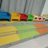 PP coro plástico de três camadas dobrando coro móvel música sala de aula sala de dança coro de fala