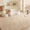 Tapete de Veludo Jacquard Nórdico para Sala de Estar, Resistente ao Desgaste e Macio, Tapete para Sofá e Mesa de Centro, Tapete de Piso para Quarto e Sala de Estudo Venda por Atacado