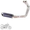 Silenciador YAMAHAMT07 Tubo do Sistema de Escape Tubo Intermediário Luva Deslizante