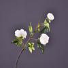 Flor de peonía artificial de alta calidad directa de fábrica, decoración interior, flor falsa, peonía suave para el hogar interior chino nuevo americano