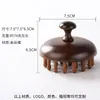 Pente massageador de disco com pontas de sândalo dourado para couro cabeludo e corpo inteiro, escova abdominal universal com gravação, atacado prático