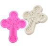Molde de silicone cruzado Fondant bolo de chocolate molde decoração ferramenta de cozimento DIY