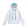 Synaworld Sudadera con Forro Polar Estampado de Espuma Tridimensional para Hombre y Mujer Suéter Holgado Casual Traje de Pantalón Pareja