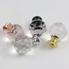Atacado 30mm Puxador Bola de Cristal Liga de Alumínio Puxador de Móveis Puxador de Gaveta de Guarda-roupa Porta de Armário Porta de Armário de Vinho Puxador de Furo Único