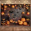 Tela de Fondo Nueva para Halloween Transfronteriza Banderín de Decoración de Fiesta de Gama Alta Bandera Colgante Festiva Diseño Colgante de Tela Personalización