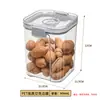 Contenedores de almacenamiento de cocina sellados al vacío de PET de grado alimenticio, a prueba de humedad y diseñados para conservar productos secos, incluyendo una caja de almacenamiento para granos y cereales