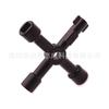 Llave triangular de control eléctrico multifunción para gabinete, llave para medidor de agua de ascensor, llave cuadrada