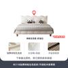 Tongyute 2026 Estilo Francés Color Crema Lujo Ligero Moderno Forma de Ola Doble Recámara Principal Cama de Boda Grande de Gama Alta Cama de Cuero