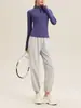 Novas Calças de Yoga Femininas de Cor Sólida, Soltas, com Bolsos, Emagrecedoras, Respiráveis, para Corrida ao Ar Livre, Fitness, Jogger Feminino