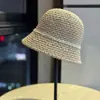 Sombrero de Pescador Estilo Coreano para Mujer, Estilo Japonés, Versátil, Hace que la Cara Parezca Más Pequeña, Circunferencia de Cabeza Grande, Sombrero de Cubo de Paja Negro, Casual y Moderno