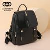 Mochila Retro Coreana Mujer 2023 Nueva Moda Gran Capacidad Cuero Suave Mochila de Mujer Casual Más Fácil de Combinar Bolsa de Viaje