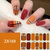 ZA - Adhesivo para uñas blanco sin hornear, totalmente impermeable, parche para decoración de uñas, sensación avanzada, simple, pegamento para esmalte de uñas al por mayor