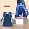 Estuche de Lápices de Dibujos Animados Reductor de Peso y Protector de Columna Vertebral Mochila Escolar para Estudiantes de Primaria Grados 2-5
