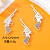 Acessórios de Joalheria de Liga de Zinco DIY Arma Paz Elite Pistola Mini Arma Pingente Pingente Colar Coleção de Acessórios