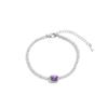 Pulsera Cubo de Azúcar Tesoro de Color Seiko Estilo Popular Douyin Transfronterizo para Mujer Lujo Accesible Nicho Exquisito Gema Natural Joyería de Mano