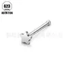 Stud para Ceja Curva de Aleación de Titanio F136, Barra para Oreja, Cuidado del Oído, Estilo Simple, Stud para Nariz de Mujer, Stud para Labio, Venta al por Mayor desde la Fábrica de Origen