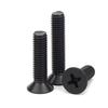 Tornillos de Cabeza Avellanada Cruzada de Acero Inoxidable 304 Negros Pernos de Cabeza Plana Tornillos de Máquina de Rosca Fina Tornillos Pequeños M2.5M3M4M5M6M8