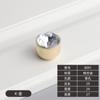 Ocari Cristal Vidrio Diamante Brillo Dorado Cromo Aleación de Zinc Gabinete Armario Puerta de Gabinete Cajón Herrajes para Muebles Tirador
