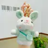 Lindo llavero de cordero de peluche, muñeco de peluche, colgante para bolso de pareja, juguete de máquina de peluches, accesorio de regalo