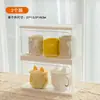 Desktop Cup Storage Rack Caixa de acrílico à prova de poeira Transparente Office Dormitório Mesa de Chá Set Armazenamento Rack Ins