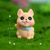 Micro Paisagem Cachorrinho Fofo de Olhos Grandes Casa de Bonecas Paisagismo Decoração DIY Acessórios para Pendurar Enfeites Pequenos de Mesa para Carro
