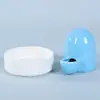 Comedero para Codornices Cerámica Alimentador Polluelos Codorniz Bebedero Automático Botella de Agua Alimentador Caja de Comida Canaleta Caja de Alimento