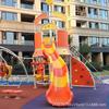 Tobogán de combinación de plástico para exteriores, gran parque infantil, equipo de jardín de infantes, fabricantes de juguetes no estándar sin motor