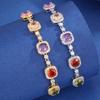 Europeu e Americano Transfronteiriço Luz de Luxo High-end Micro-incrustado Zircon Pull Pulseira Feminino desejo Amazon Comércio Exterior Venda Quente Pulseira Moda