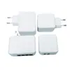 Carregador Shell Branco de Porta Dupla USB Padrão Europeu Padrão Chinês e Americano Shell de Plástico Plástico Adaptador de Alimentação USB Shell