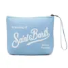Bolsa de Maquiagem Grande Capacidade Nova em Estoque para Atacado, À Prova d'Água e Resistente ao Desgaste, Design Portátil Quadrado Listrado