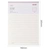 Papel para Escribir Cartas de Doble Línea Deli Papel para Escribir de una Sola Línea Cuadrado Papel para Tareas de Estudiante Papel Borrador Papel Borrador para Escribir Membrete