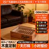 Caja de Almacenamiento para Puros con Tapa Deslizante de Acrílico de Madera Maciza, Color y Logotipo Personalizables, Caja de Almacenamiento para Puros, Caja de Madera al por Mayor