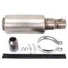 Tubo de Escape Sc de Gran Cilindrada Directo Universal para Motocicleta Yzf-R1R6Cbr650R, Silenciador de Cola