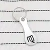 Accesorios de llavero de dibujos animados del zodiaco transfronterizos europeos y americanos, etiquetas de token para supermercado, colgantes de acero inoxidable, regalos