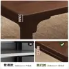 Mesa de Té de Madera Maciza Mesa de Té Sala de Estar Sala de Té Oficina Estilo Chino Nuevo Hogar Balcón Pequeño Mesa de Té Mesa de Café Mesa