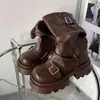 Botas Martin de Suela Gruesa para Mujer 2026 Otoño Nuevas, de Venta Caliente, Adelgazantes, Versátiles, que Aumentan la Altura, Casuales, Cómodas, Arrugadas, Apiladas, de Media Caña