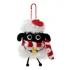 Pingente de Pelúcia de Ovelha Natalina Original Chaveiro de Desenho Animado Rena Chapéu de Natal Boneca Fofa Pequeno Presente Atacado