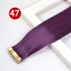 Extensiones de Cabello de Colores, Mechas, Extensiones de Cabello Lisas, Extensiones de Cabello Sin Costuras, Extensiones de Cabello de Colores para Colgar en la Oreja