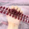 Uñas postizas mate mate Largo T corto T tira parche de uña postiza ballet usar arte de uñas
