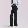 Pantalones de maternidad, pantalones de algodón para mujer sin costuras, nuevos pantalones de microcampana para otoño e invierno, pantalones de soporte para el vientre, leggings de maternidad elásticos versátiles para usar como prenda exterior