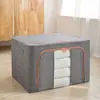 Caja de almacenamiento de ropa, uso doméstico, para guardar ropa, ropa de cama y artículos de algodón o lino; caja de almacenamiento plegable para organizar armarios y el almacenamiento del coche