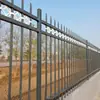 Valla de Patio Comunitario Punta de Lanza Anti-escalada Patrón Floral Sección Tipo Ensamblaje de Pared de Fábrica Barrera Protectora Personalización