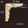 Porta de Armário de Madeira Maciça com Folheado Esculpido em Madeira Maciça Flor de Canto Fundo de Treliça Estilo Europeu Peças de Flor de Madeira Ornamento Diagonal Em Estoque Decoração
