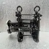 Máquina Manual de Enrolar Redonda, Máquina de Prensagem de Borda Isolante de Folha de Flandres, Máquina de Enrolar Chapas, Máquina de Morder Borda de Pele de Alumínio, Máquina de Enrolar Borda de Ferro de Aço Inoxidável