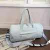 Bolsa de Bowling Casual Ligera de Nylon Bolso de Mano Tote Gran Capacidad Bolso de Hombro para Viajes Cortos Se Puede Colocar en el Asa del Equipaje