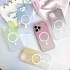 Adequado para Capa de Celular Iphone17Promax, Sucção Magnética Degradê Fosco Névoa de Gelo, Capa Protetora Anti-Queda Ultra-Fina de PC para Apple 16